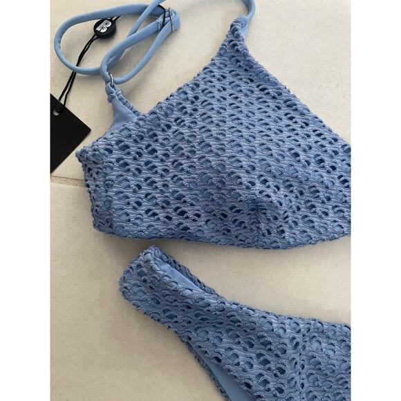 Blackbough Swim  Bikini Set Swimsuit Crochet Swimwear - Picture 3 of 6